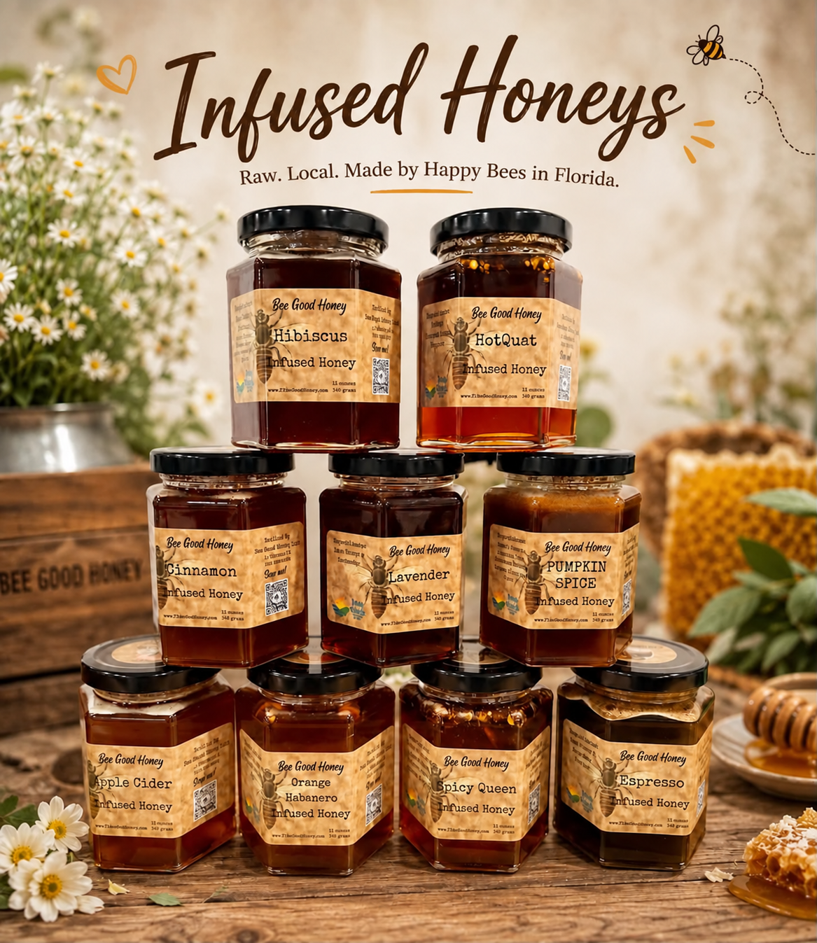 12 oz Infused Honey